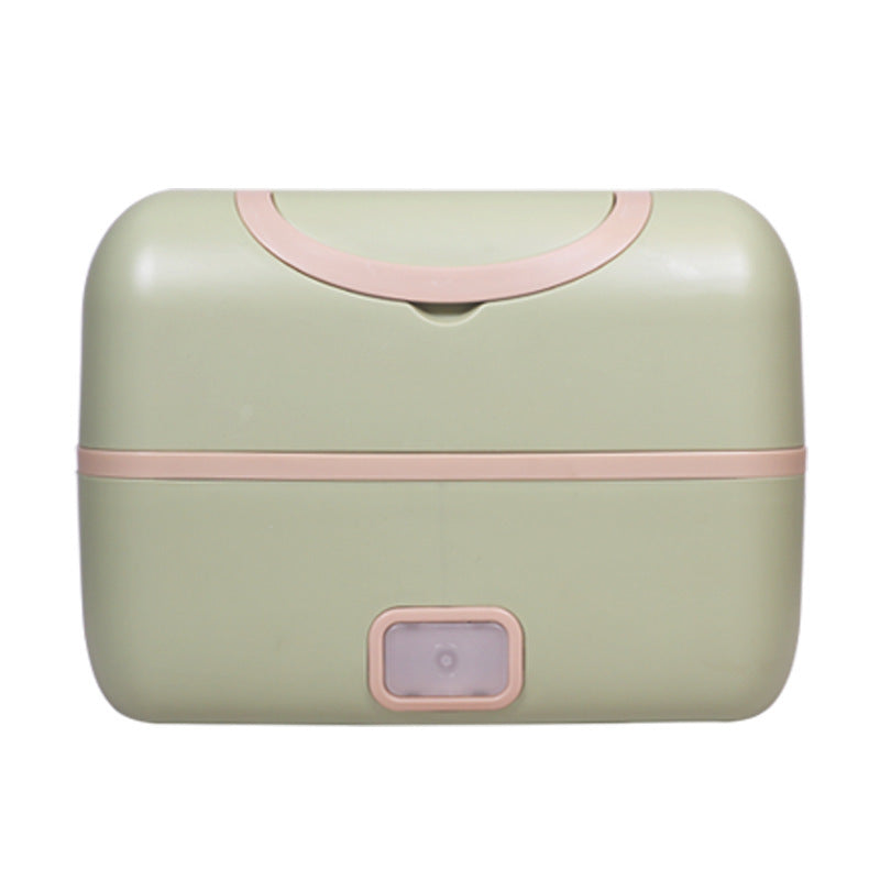 Portable Electric Lunch Box – Heating & Insulation Double-Layer Rice Cooker (200W)