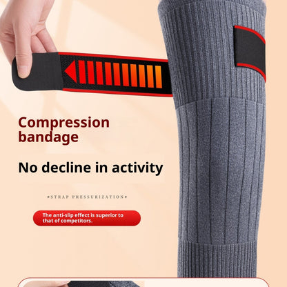 Lace Cashmere Knee Pads – Warm & Stylish Velvet Winter Leg Warmers