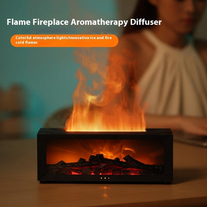 Flame Aromatherapy Machine – 3D Fire Effect Essential Oil Diffuser & Humidifier
