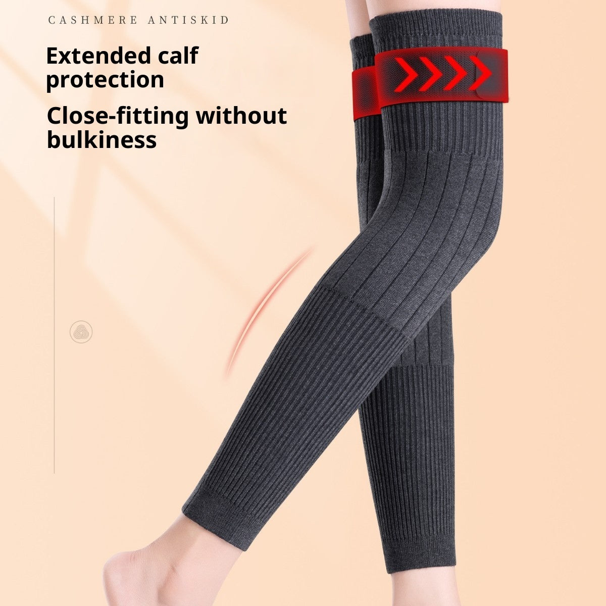 Lace Cashmere Knee Pads – Warm & Stylish Velvet Winter Leg Warmers