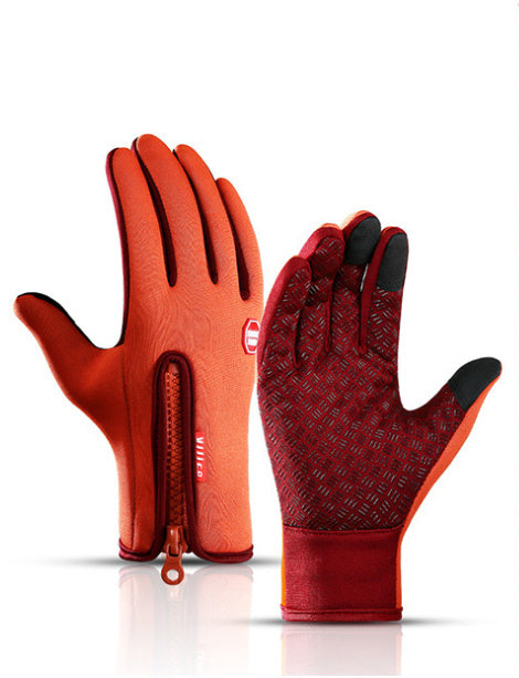 Touch Screen Winter Gloves – Waterproof, Warm & Anti-Slip Riding Gear