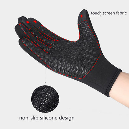 Touch Screen Winter Gloves – Waterproof, Warm & Anti-Slip Riding Gear