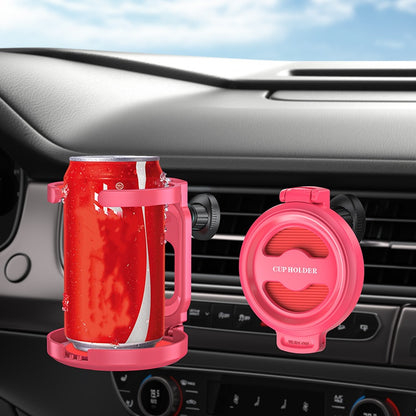 Foldable Car AC Vent Cup Holder – Space-Saving Drink Organizer