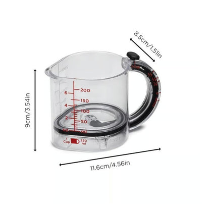 4-in-1 Adjustable Measuring Cup – Multi-Functional Kitchen Measuring Tool
