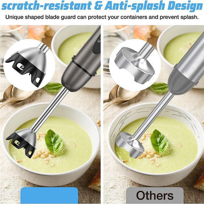 4-in-1 Electric Hand Blender Set – Whisk, Chopper, Mixer & Milk Frother
