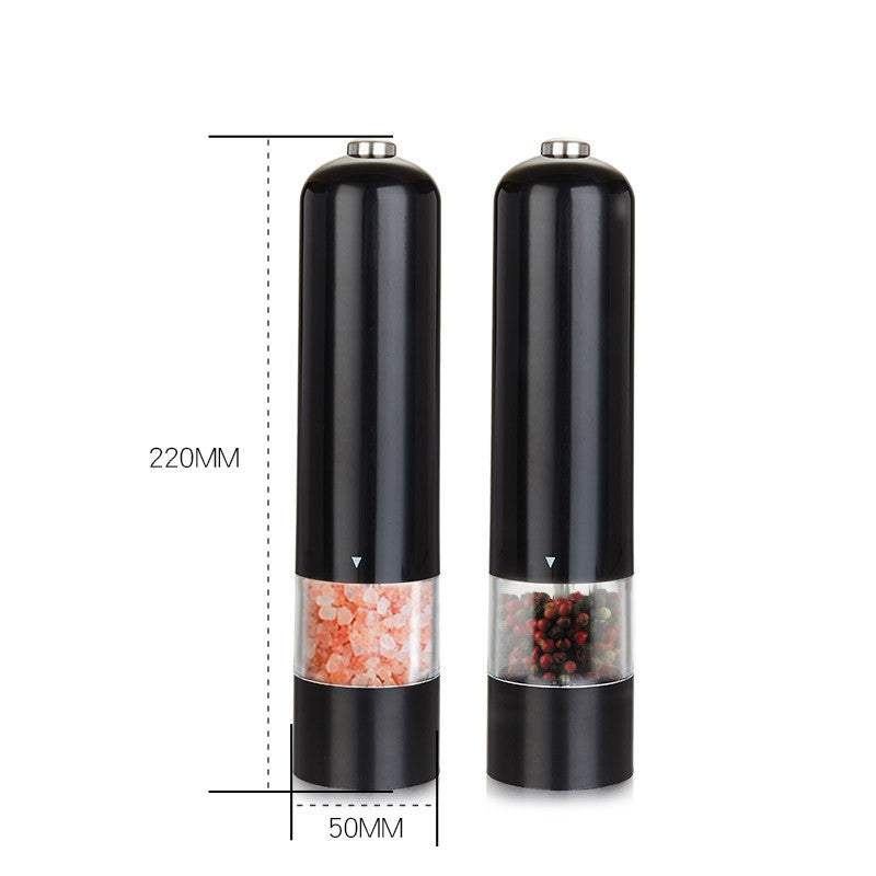 One-Touch Electric Pepper Grinder – Sleek Single & 2-Pack Options