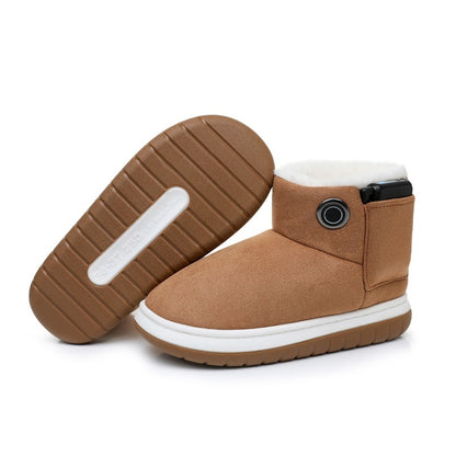 Rechargeable Heated Cotton Shoes – USB Winter Warming Boots (For Home & Office Use)