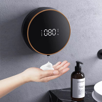 Smart Touchless Foam Dispenser – USB Rechargeable, Wall Mounted