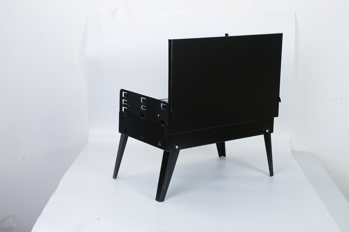 Portable Charcoal BBQ Grill – Foldable Suitcase Design with Utensils | Outdoor Camping & Picnic Cooking