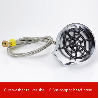 High-Pressure Cup Washer – Sink Spray Rinser for Bars & Kitchens