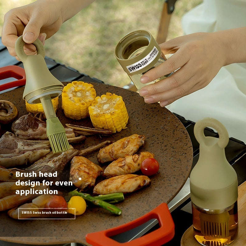 Smart Silicone Oil Brush – Leakproof BBQ & Kitchen Tool
