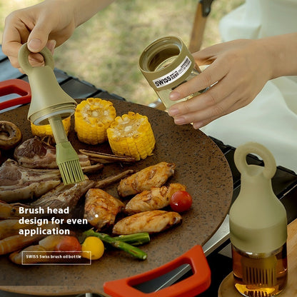 Smart Silicone Oil Brush – Leakproof BBQ & Kitchen Tool