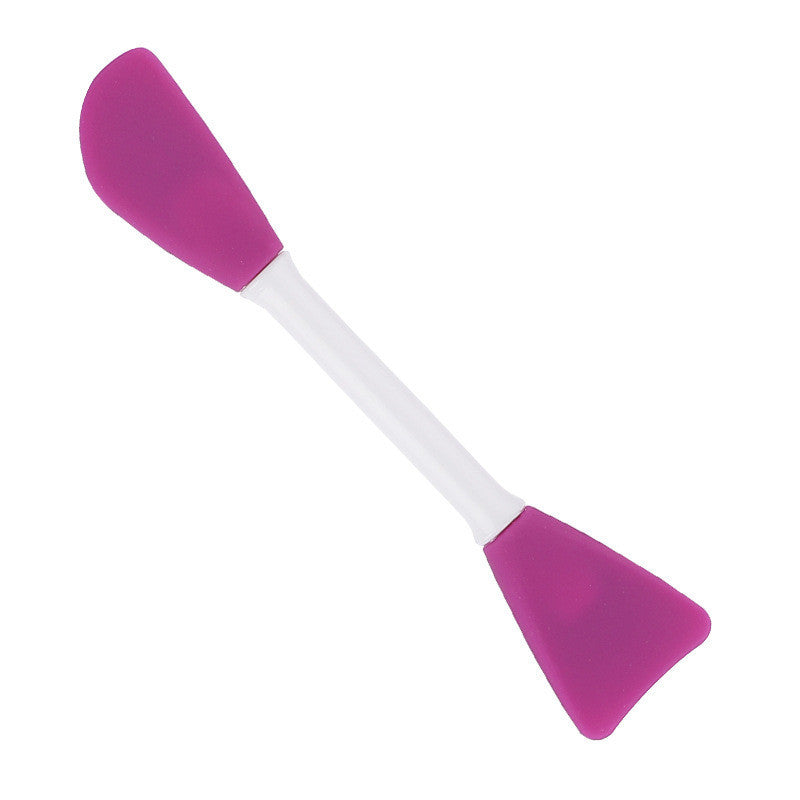Double-Ended Silicone Face Mask Brush – Soft Applicator & Toning Stick