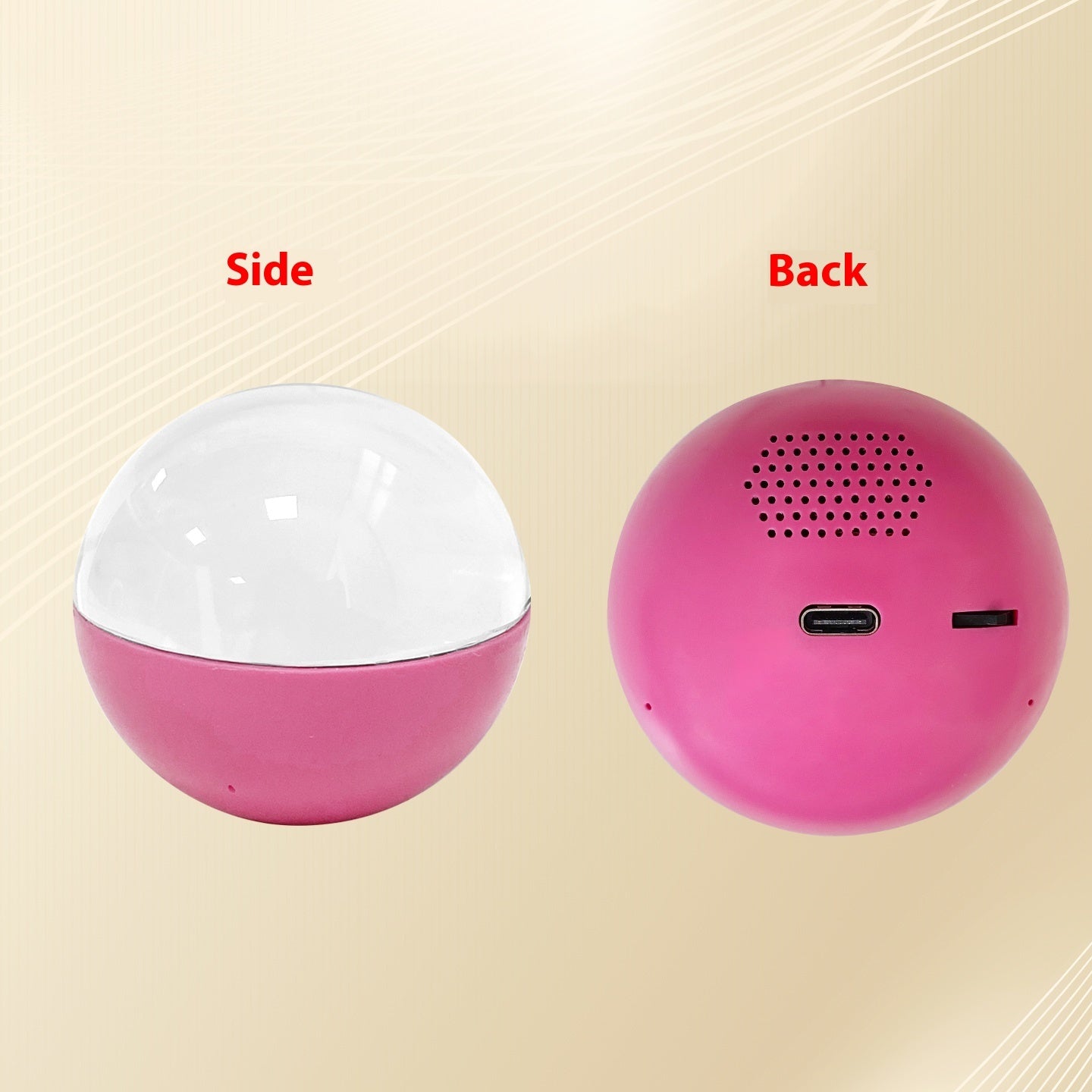 3D Magic Crystal Ball Video Player – Personalized Memory Display & Ambient Lamp