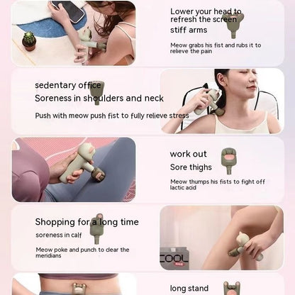 Mini Particle Massage Gun – Deep Tissue Muscle Relaxation Massager