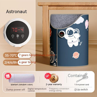 Electric Under-Desk Heater – Knee & Leg Warmer Pad for Office and Home Comfort