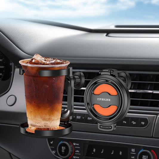 Foldable Car AC Vent Cup Holder – Space-Saving Drink Organizer