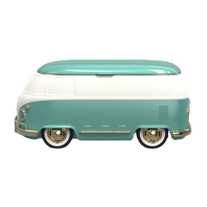 Retro Bus Ultrasonic Cleaning Machine – Stylish Portable Cleaner for Glasses & Jewelry