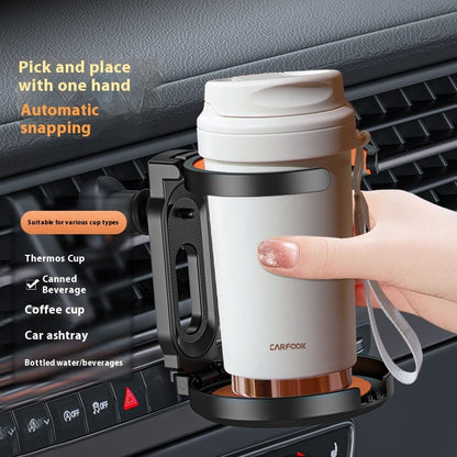 Foldable Car AC Vent Cup Holder – Space-Saving Drink Organizer
