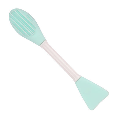 Double-Ended Silicone Face Mask Brush – Soft Applicator & Toning Stick