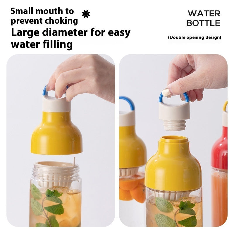 800ML Cold Brew & Fruit Infuser Pot – Glacier Pattern, Hand-Crafte