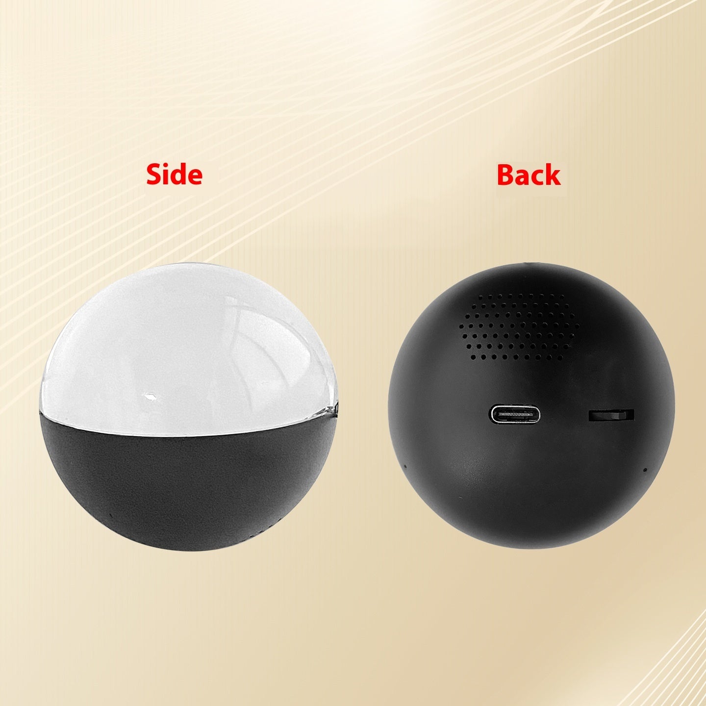 3D Magic Crystal Ball Video Player – Personalized Memory Display & Ambient Lamp